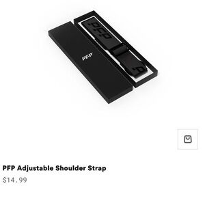 PFP Black Adjustable Shoulder Strap